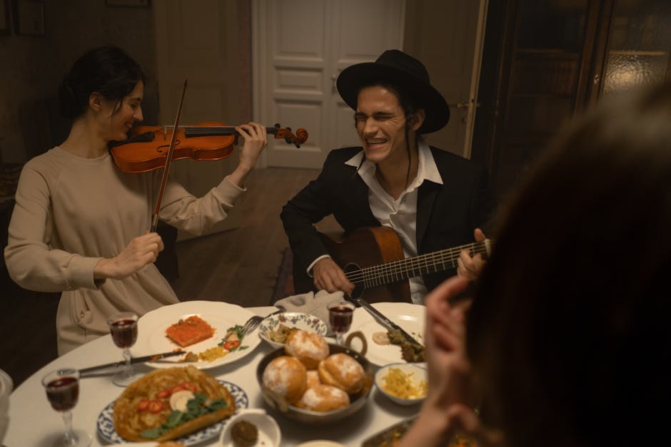 Cena in famiglia a Roma: festeggiamenti tra azzurri, risate e musica